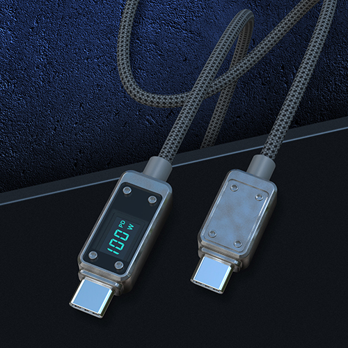 Transparent Shell Digital Display Cable